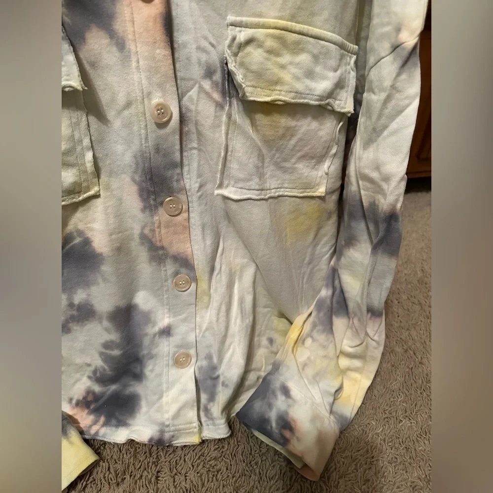 EASEL TIE DYE SHACKET - Picture 3 of 4